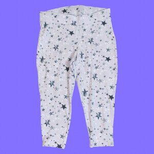 Sz.1X*Torrid*Lavender/Gray Stars Print Leggings--Pull-up Style